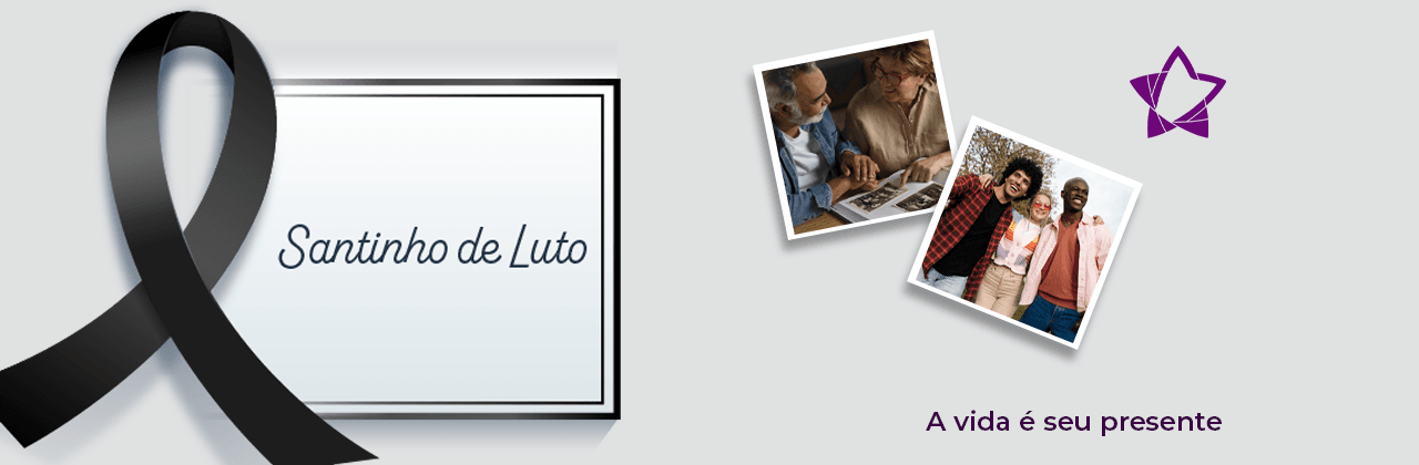 Santinho de Luto