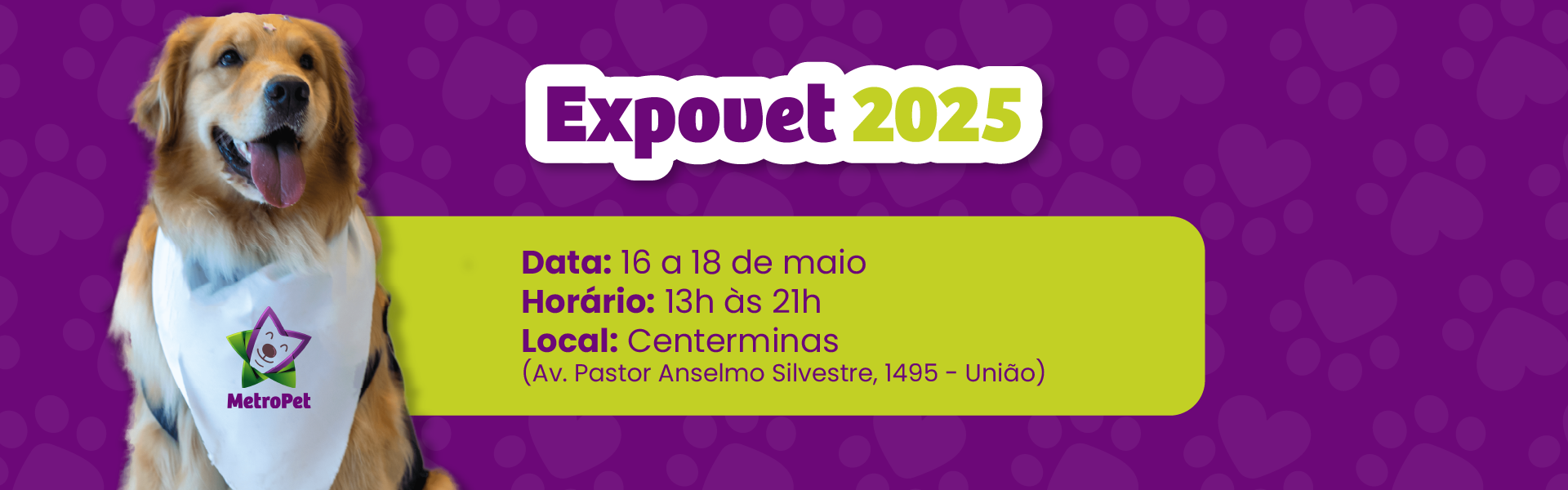 MetroPet confirma presença na Expovet 2025